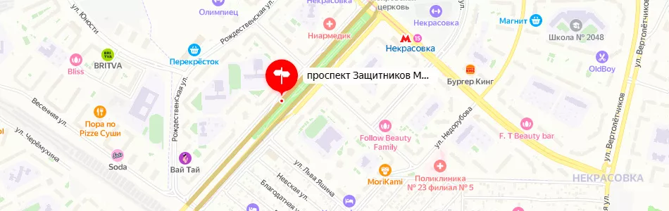 Прописка на улице Проспект Защитников Москвы